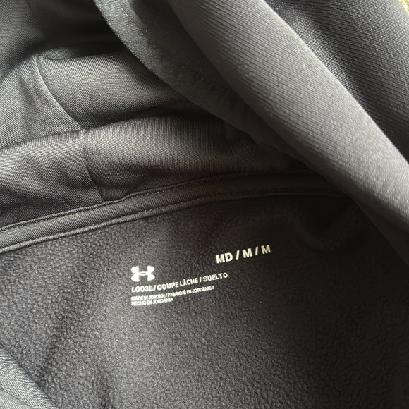 Under Armour Women’s Fleece scripted Hoodie Sz M - Picture 10 of 13
